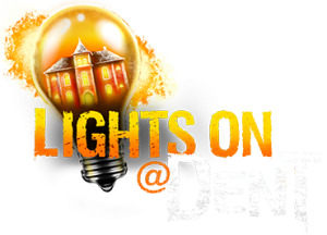 Lights On at The Dent Schoolhouse in Cincinnati Ohio.